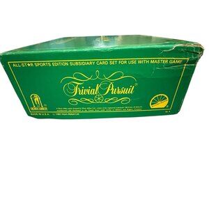 Trivial Pursuit All-Star Sports Edition Subsidiary Card Set Green Box